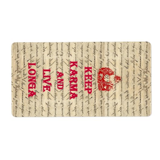 ブッおもしろいドことわざ ラベル (正面)