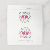 ブッエレガントクフォークファームフローララブバード結婚ズ プレイスカード (外部開封)