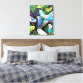 ブッカラフルゲリガールパレーケッツキャンバスプリント キャンバスプリント (インサイチュ (寝室))