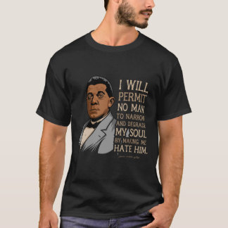 ブッカーTワシントン引用文ギフトforブラックヒストリM Tシャツ