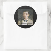 ブッカーTワシントン&サクセス引用文 ラウンドシール (バッグ)