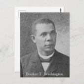 ブッカーT.ワシントンのブラック写真 ポストカード (正面/裏面)