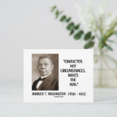 ブッカーT.ワシントンキャラクターNot Restructions ポストカード (スタンド正面)