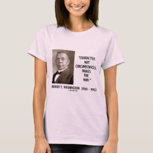 ブッカーT.ワシントン州のキャラクターのない状況 Tシャツ