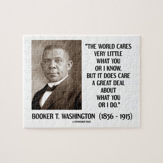 ブッカーT.ワシントン州の世界の心配素晴らしい少しだけ ジグソーパズル (横)