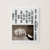 ブッカーT.ワシントン州の最も最高のな方法上昇自己 ジグソーパズル (縦)