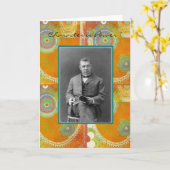 ブッカーT.ワシントン州 カード (黄色い花)