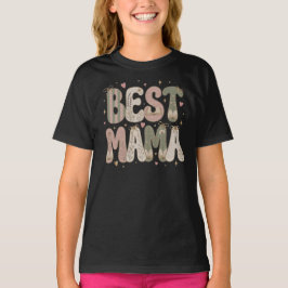 ブッキッシュ フラワー 文学ママデザイン Tシャツ