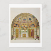 ブッキンガの夏の家のフレスコの装飾 ポストカード (正面)