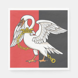 ブッキンガムシャー州旗 スタンダードランチョンナプキン