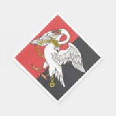 ブッキンガムシャー州旗 スタンダードランチョンナプキン (角)