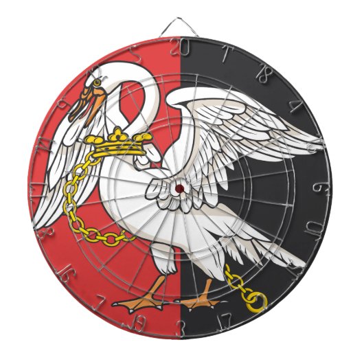 ブッキンガムシャー州旗 ダーツボード (正面)