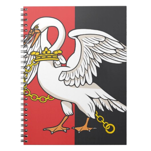 ブッキンガムシャー州旗 ノートブック (正面)