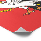 ブッキンガムシャー州旗 ポスター (角)