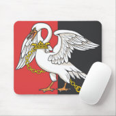 ブッキンガムシャー州旗 マウスパッド (マウス)