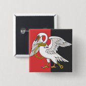 ブッキンガムシャー州旗 缶バッジ (正面&裏面)