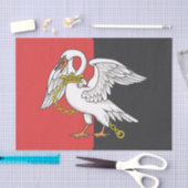 ブッキンガムシャー州旗 薄葉紙 (クラフト)