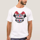 ブッキンガ生まれンシアとブレッド Tシャツ (正面)