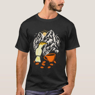 ブッギーコーヒーマウンテンブッジェリガールパレーケートバードペ Tシャツ