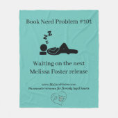 ブックおたくの問題#101毛布 フリースブランケット (正面)