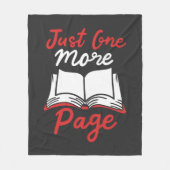 ブックおたくもう1ページAvidリーダー フリースブランケット (正面)