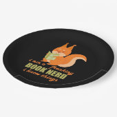 ブックおたくリス ペーパープレート (アングル)