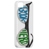 ブックおたく眼鏡おもしろいリーダマンガデザイン Case-Mate iPhoneケース (裏面/右)