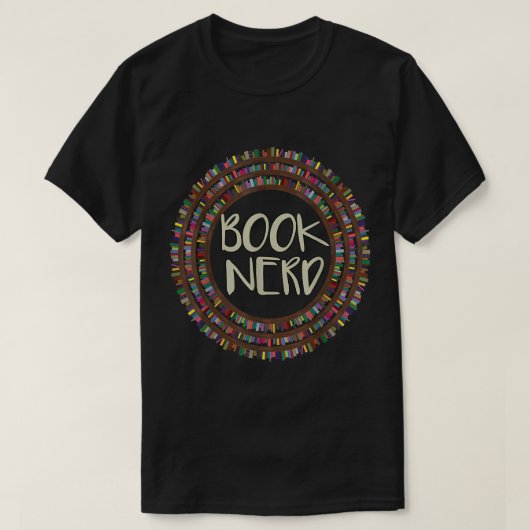 ブックおたくTシャツ – 漫画ブック恋人Tシャツ Tシャツ (デザイン正面)