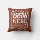 ブックおもしろいおたく引用文テラコッタ装飾用クッション クッション (裏面)