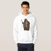 ブックとポインタで先生としてベア パーカ (正面フル)