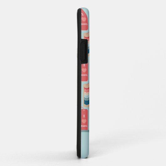 ブックと読のテーマ付きブックマパターン(の模様が)あるーク Case-Mate iPhoneケース (裏面/右)