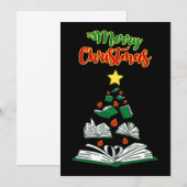 ブックなクリスマスツリーⅢ 招待状 (正面/裏面)