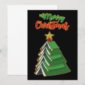 ブックなクリスマスツリーIV 招待状 (正面/裏面)