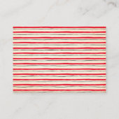 ブックのオウムを持ってくる消防士の赤ちゃんシャワーカード プレイスカード (裏面)