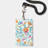 ブックのデザイン バッジ (正面（ネックストラップ付）)