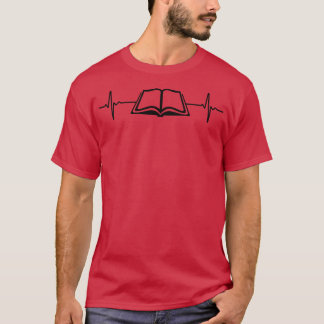 ブックのハートビートブックラバー1 Tシャツ