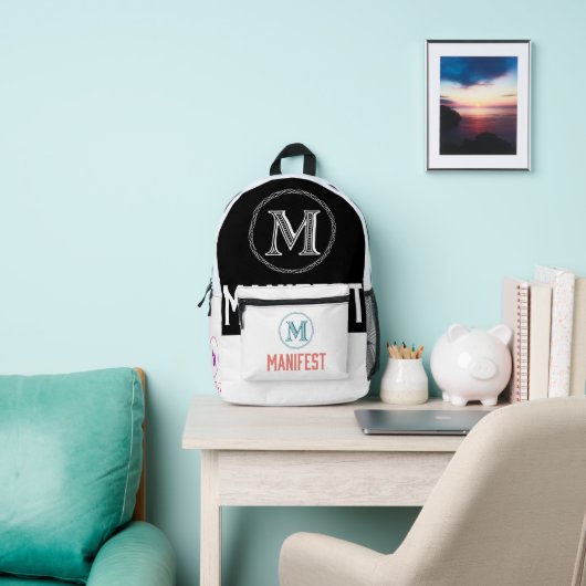 ブックのバッグ プリントバックパック (インサイチュ)