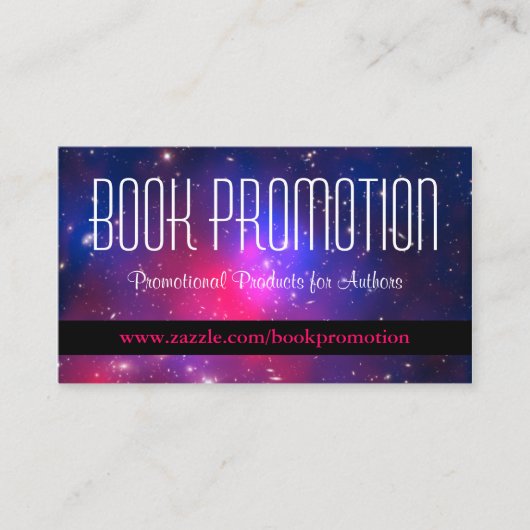 ブックのプロモーション 名刺 (正面)