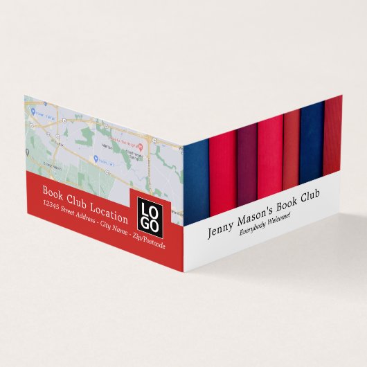 ブックの列，ブッククラブ詳細 名刺 (外部)