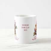 ブックの恋人が多すぎるブックフローラ コーヒーマグカップ (中央)