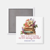 ブックの恋人が多すぎるブックフローラ マグネット (正面/裏面)