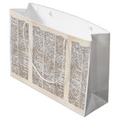 ブックの恋人の辞書ページ抱き枕 ラージペーパーバッグ (裏面アングル)