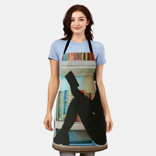 ブックの恋人 エプロン (着用した状態)