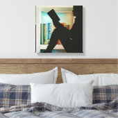 ブックの恋人 キャンバスプリント (インサイチュ (寝室))