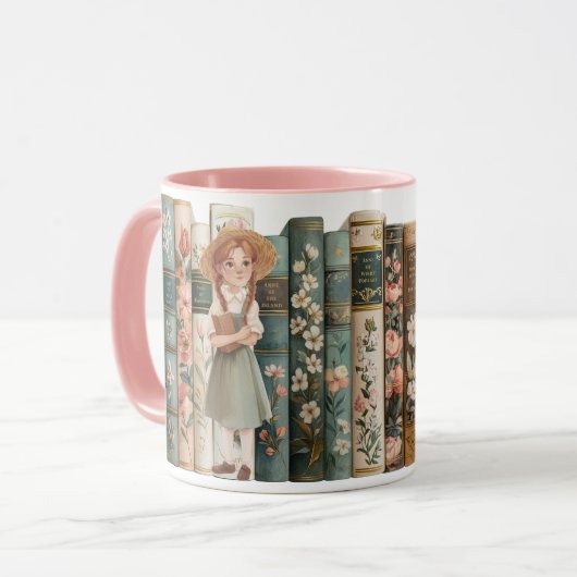 ブックの恋人 | グリーンゲーブルズのアン | フローラ書 マグカップ (正面左)