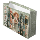 ブックの恋人 | グリーンゲーブルズのアン | フローラ書 ラージペーパーバッグ (正面アングル)