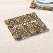 ブックの恋人 スクエアペーパーコースター (アングル)