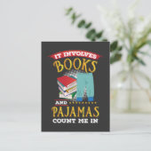 ブックの恋人 – 本とパジャマ ポストカード (スタンド正面)