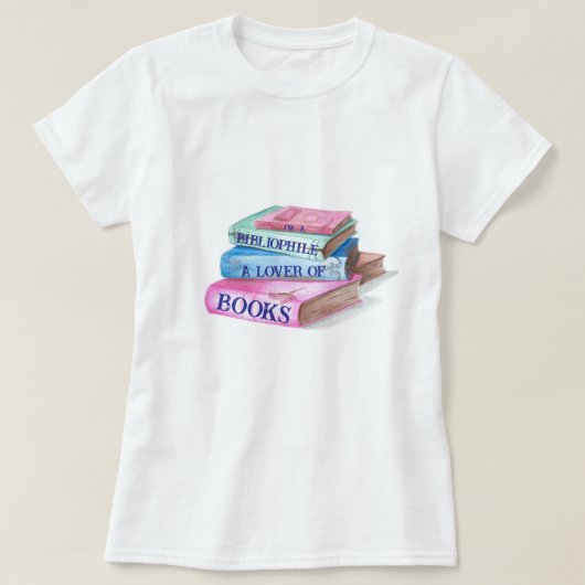 ブックの恋人 Tシャツ (デザイン正面)