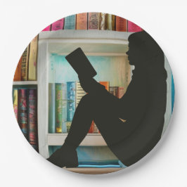 ブックの愛好家 ペーパープレート
